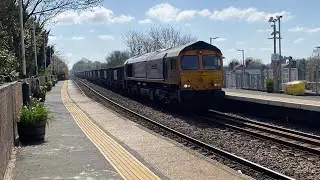 &ldquo;David Gordon Harris&rdquo; 66760 6Z97 with 24 MJA blue open wagons&nbsp;11:20 5L Lea Road 5/4/2025