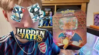 *CRAZY PULL* Opening Up a $200 Pok&eacute;mon Hidden Fates Tin!!