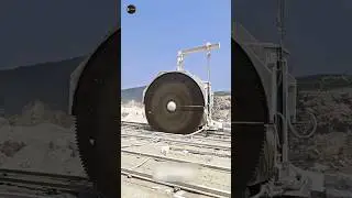 How Marble Is Cut So Perfectly? | Inside Marble Cutting Factory | #shorts