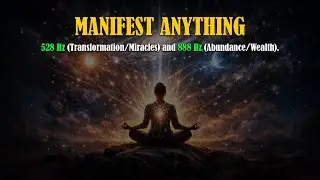 528Hz | 888Hz | Manifest Miracles & Abundance |  Pure Frequency | Vibrational Healing Lab
