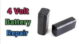 How To Repair 4 Volt Battery At Home || How To Recover Dead Lead Acid Battery