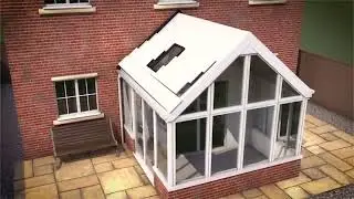 Solid roof conservatory Leka system