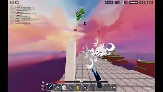 Roblox Bedwars | JAPAN clan owner clipped in Lategame.