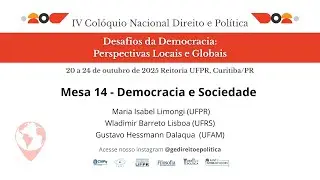 IV Colóquio Nacional Direito e Filosofia (24/10/25) - Tarde I