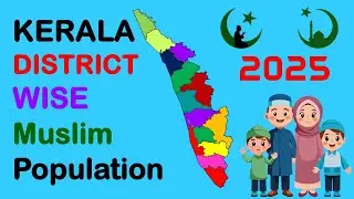 Kerala District Wise Muslim Population 2025 | Main Muslim Population in Kerala State Districts