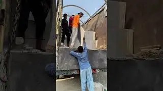 Tervera Counters Loading #marbles #marblecutting #tervera #marbleblock #marbleslabs