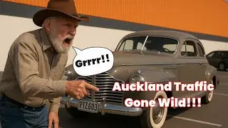 Auckland Traffic Gone Wild: Red Lights, Roundabouts and a 1941 Buick