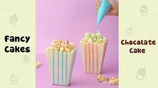 Chocolate Making Popcorn Cake