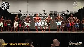 2022 IFBB Texas Pro Men's Physique Comparisons