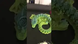 3d printing rose dragon #shorts #short #shortvideo