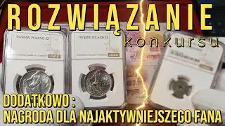 Rozwiązanie konkursu oraz nagroda dla najaktywniejszego FANA ! #numizmatyka #money #prl