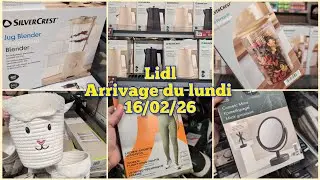 😱 ARRIVAGE LIDL DU LUNDI 16 F&Eacute;VRIER 2026 - PROMOTIONS DU JOUR 