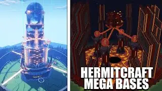 7 BEST Hermitcraft MEGA BASES Ever Built! BEST Mega Bases