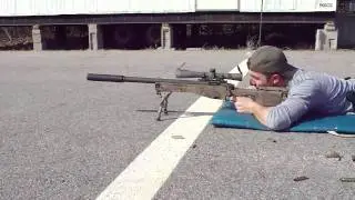 Suppressed Lefty Remington 700 AICS