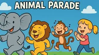 [iFly] Made with AI - Nursery Rhymes | Animal Parade 🐘🦁🐵🎵