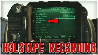 Flamer Fuel Stash Holotape (Fallout 3 Broken Steel Holotape Recording)
