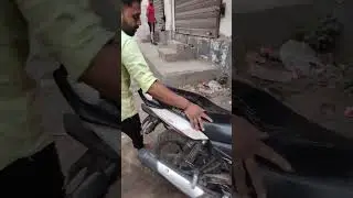 Start Engine By Rotating Rear Wheel 🔥 Start Bike Engine without Self and kick#viral #viral #youtube