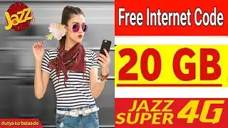 Jazz Free Internet 20gb New Working Code 2020