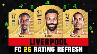FIFA 26 | LIVERPOOL PLAYER RATINGS IN FC 26! 😱🔥 ft. Salah, Isak, Van Dijk&hellip;