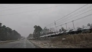 Aiken Augusta Hwy...but snow!