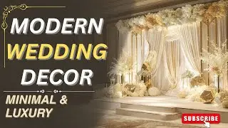 Minimal Luxury Wedding Decor 2025 &ndash; Modern Products | Golden Decor