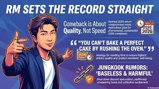 BTS RM Responds to Comeback Delay & Jungkook Rumors: What&rsquo;s REALLY Happening?