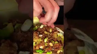 Chilli fries and cheesey fondue dip #asmr #asmreating #eatingsounds