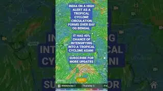 India On A High Red Alert As Cyclonic Circulation Forms Over Bay Of Bengal