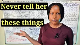 Never let women know these 5 things about you when dating. (Never tell women these things)