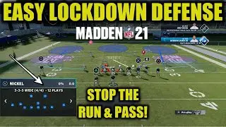 THIS LOCKDOWN MADDEN 21 DEFENSE STOPS THE RUN AND PASS! PLAY DEFENSE LIKE A PRO AND STOP ANY OFFENSE