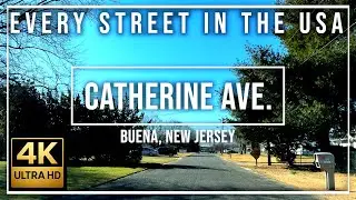 Catherine Ave  Buena, New Jersey 4K Ultra HD Every Street in the USA &ndash; Relaxing Music
