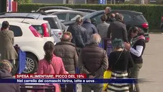 Etg - Farina, latte e uova. Picco della spesa alimentare a marzo