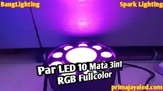 PAR LED 10 Mata 3in1 RGB Fullcolor