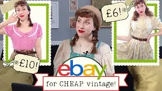 Find CHEAP VINTAGE Fashion on eBay! // Lookbook + Buying Tips!