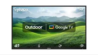 Review: SYLVOX 50 Inch Outdoor Smart TV 4K Patio Series Weatherproof