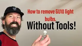 How to Remove GU10 & GU24 Light Bulbs Without Tools | Easy DIY Hack