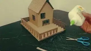 How to make A miniature house form cardboard
