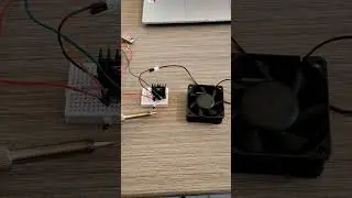 Make fan control temperature sensor circuit using  thermistor #thermistor #fan #sensor