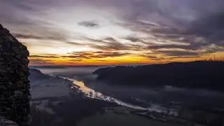 Cetatea Soimos | Morning Timelapse 8K