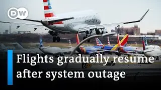 FAA clears flights for depature after massive disruption | DW News