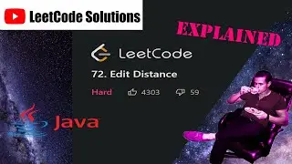LeetCode 72. Edit Distance Solution Explained - Java