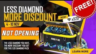 Why not open Less Diamond more Discount Event| free fire new Event| How To Claim 520 Diamonds