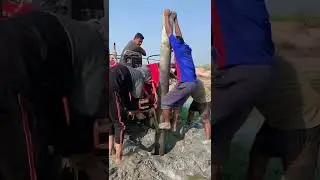 Failed Borewell casing pipe removal