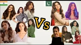 Pakistani actresses 🇵🇰 VS Indian actresses 🇮🇳 singing battle