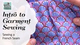 Intro to Garment Sewing - Simple Pull-On Skirt - Sewing French Seams
