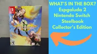 UNBOXING Espgaluda 2 Nintendo Switch Steelbook Collector's Edition
