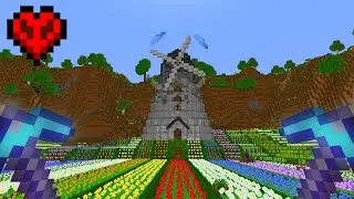 I Built The PERFECT FLOWER FARM In Minecraft Hardcore