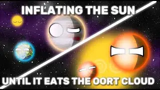 Inflating the Sun until it eats the Oort Cloud!