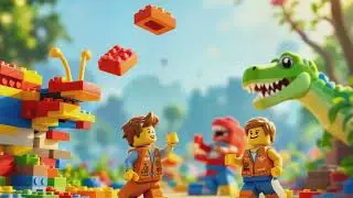 Lego Style | Explore the Time Traveling Tree House | Kids Music Video | Fun Children's story