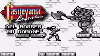 Castlevania - Legends - All Bosses (NO DAMAGE)